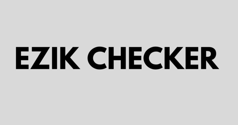 EZIK Checker